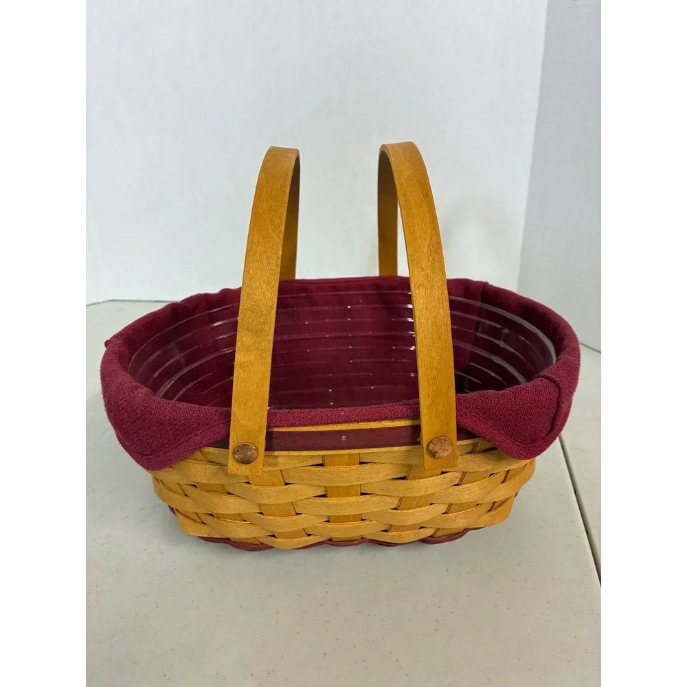 Longaberger Christmas Collection 2004‎ Get-Together Basket Liner Protector Brass